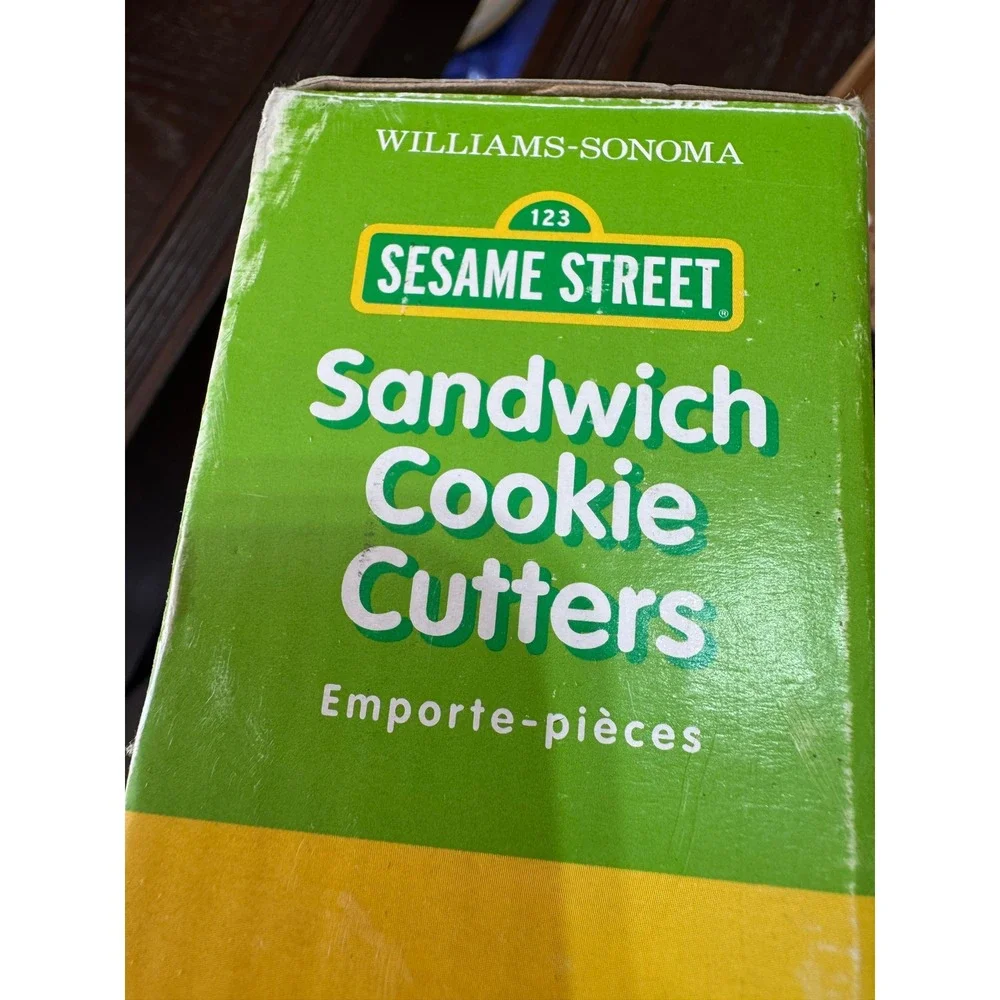 New Williams Sonoma Sesame Street Sandwich‎ Cookie Cutters